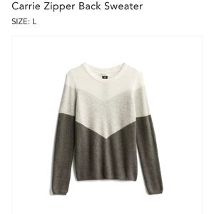 Chunky knit Gray Sweater Zipper